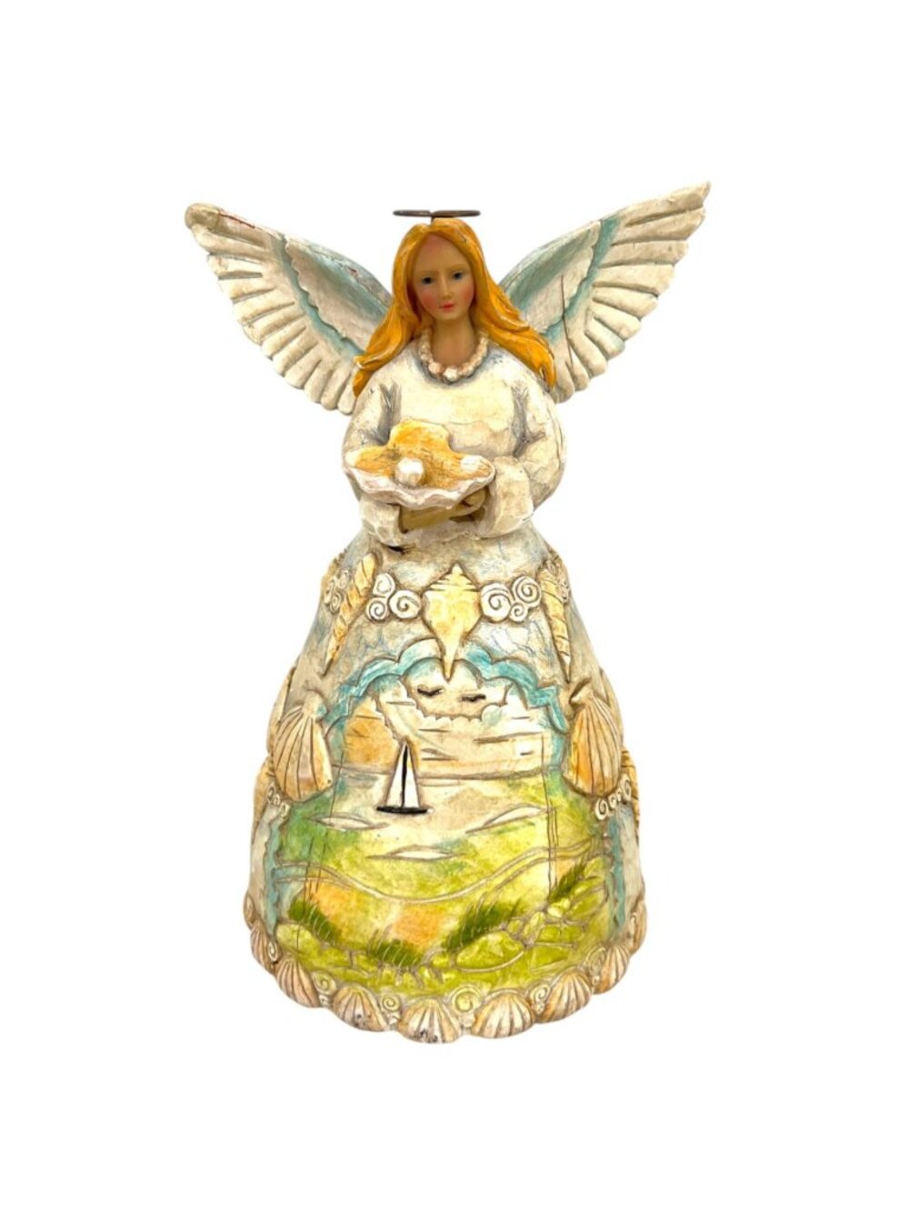 Jim Shore Heartwood Creek Angel Figurine Safekeeper Of The Seas And Seashore